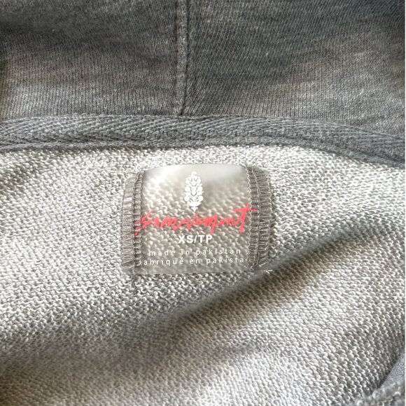 FP Movement Playing Games Hoodie Gray Sz. XS - Picture 5 of 5